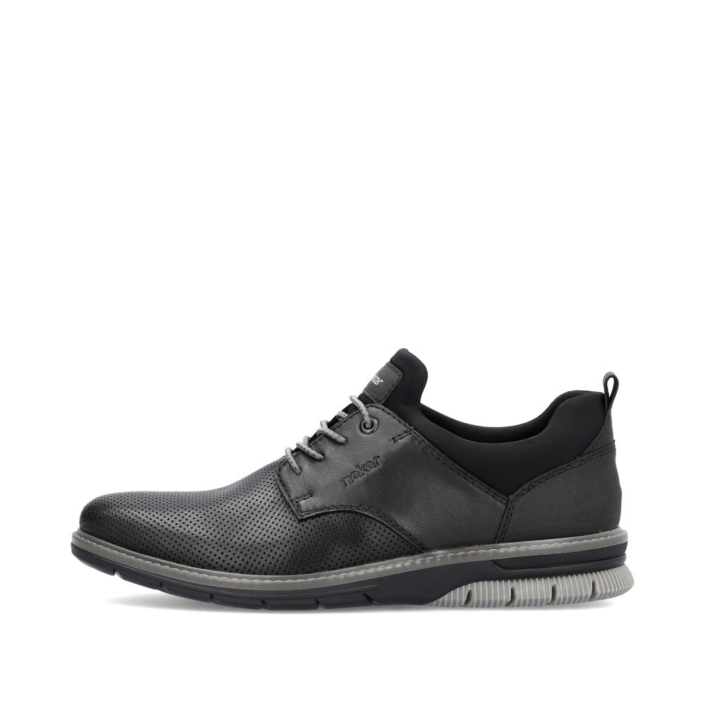 Rieker Men's Slippers - Asphalt Black