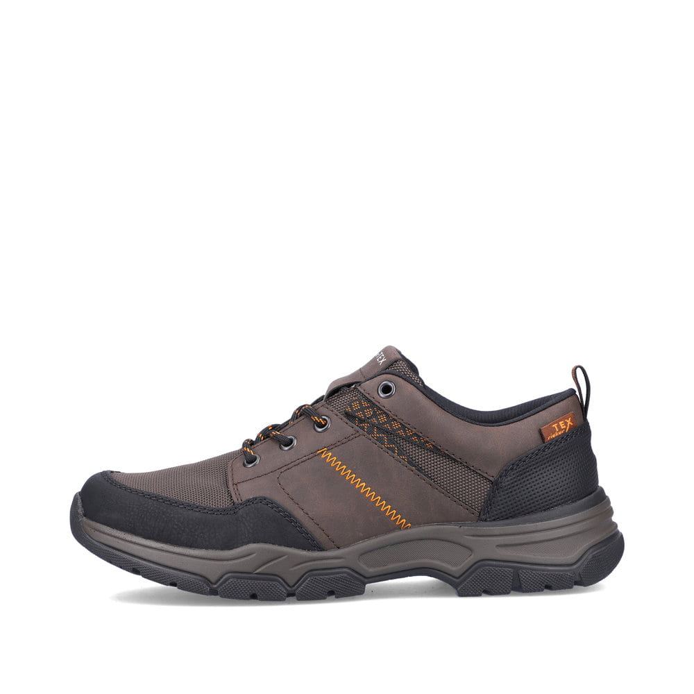 Rieker Men's Lace-Up Shoes - Nut Brown