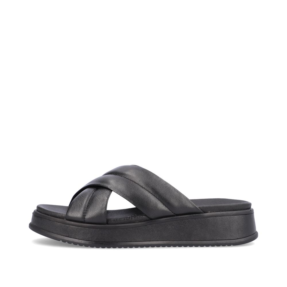 Rieker Evolution Women's Mules - Midnight Black