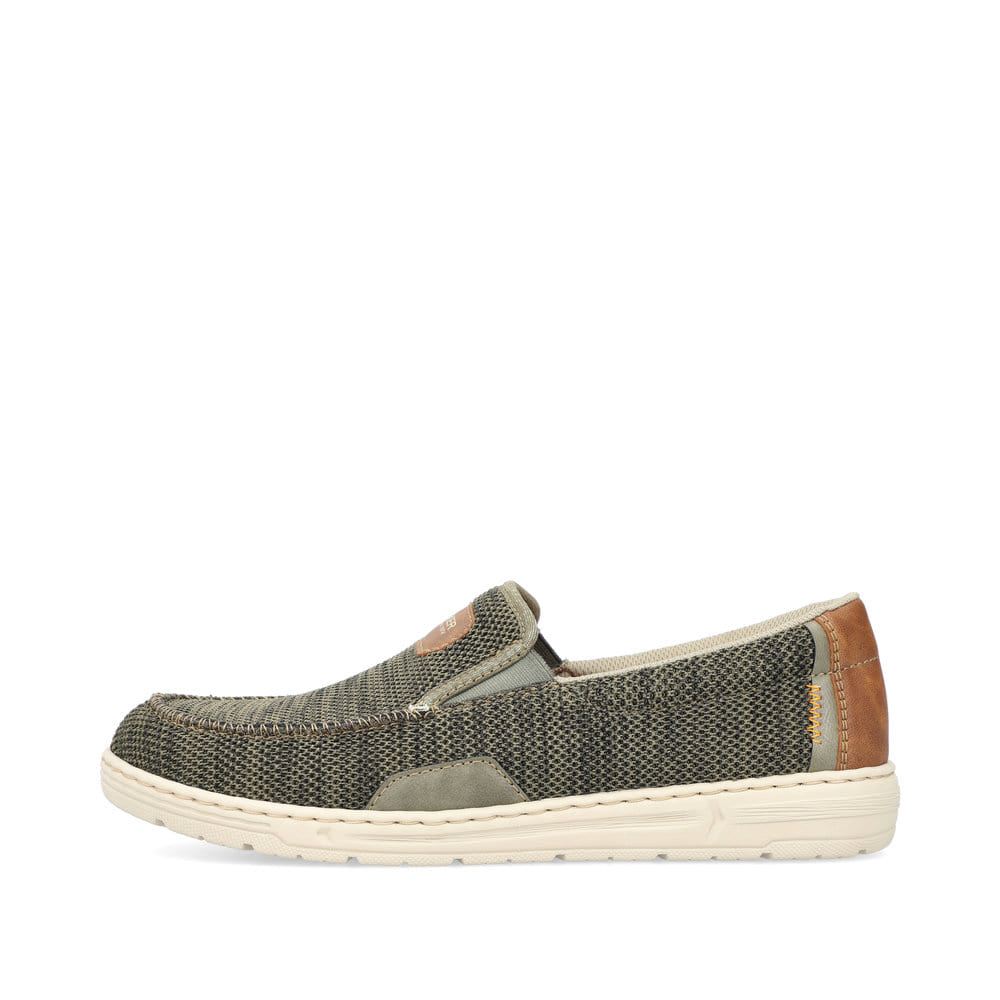 Rieker Men's Slippers - Green Gray