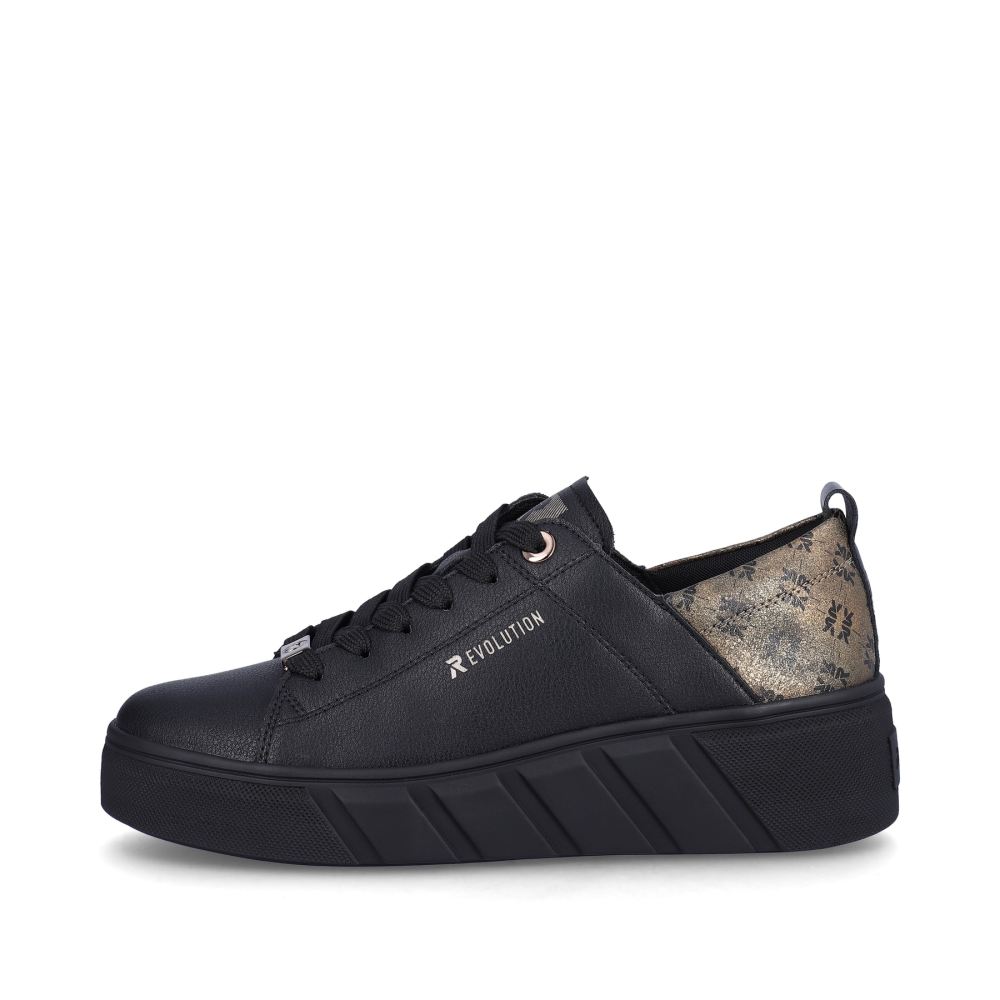 Rieker Evolution Women's Low Sneakers - Urban Black