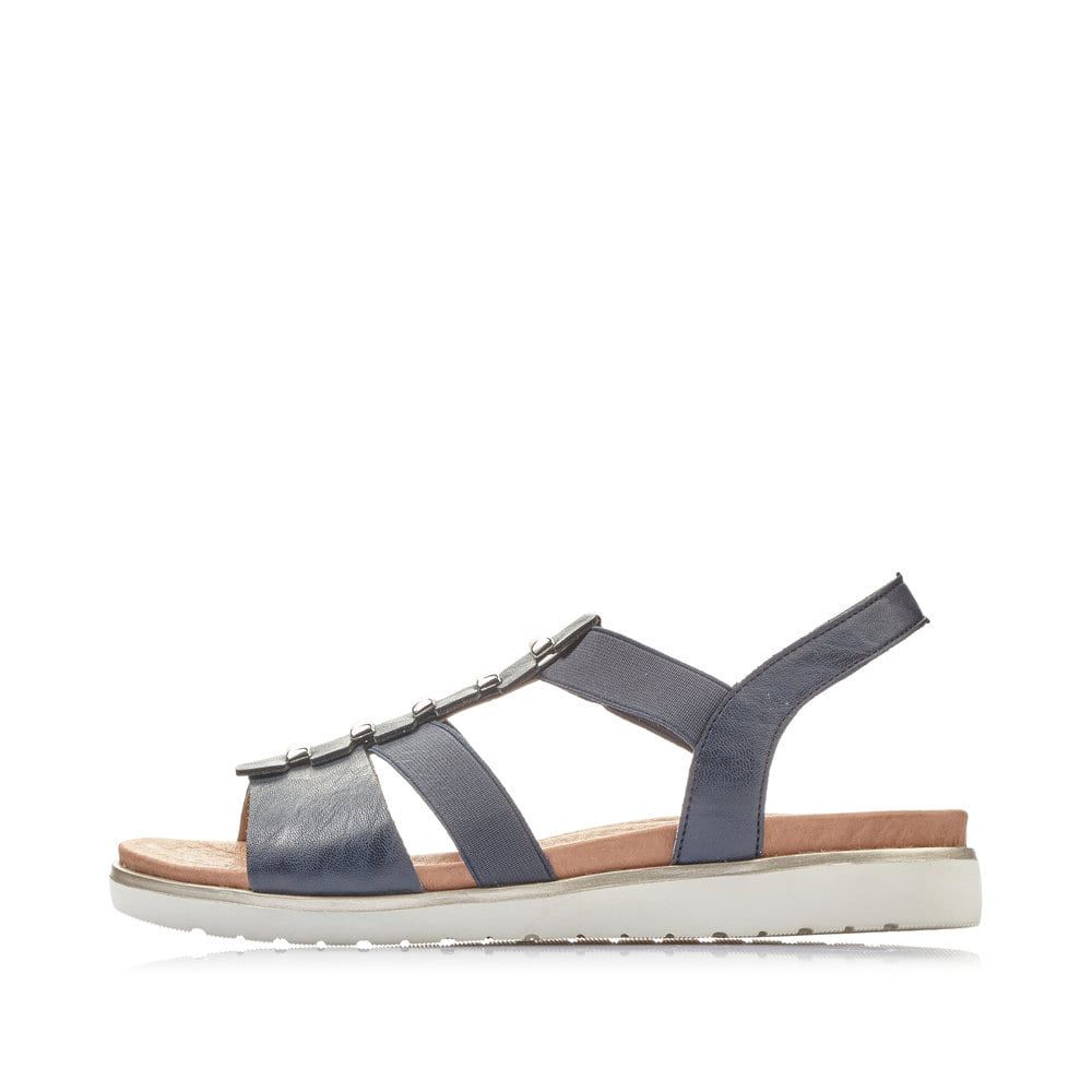 Rieker Women's Strappy Sandals - Navy Blue