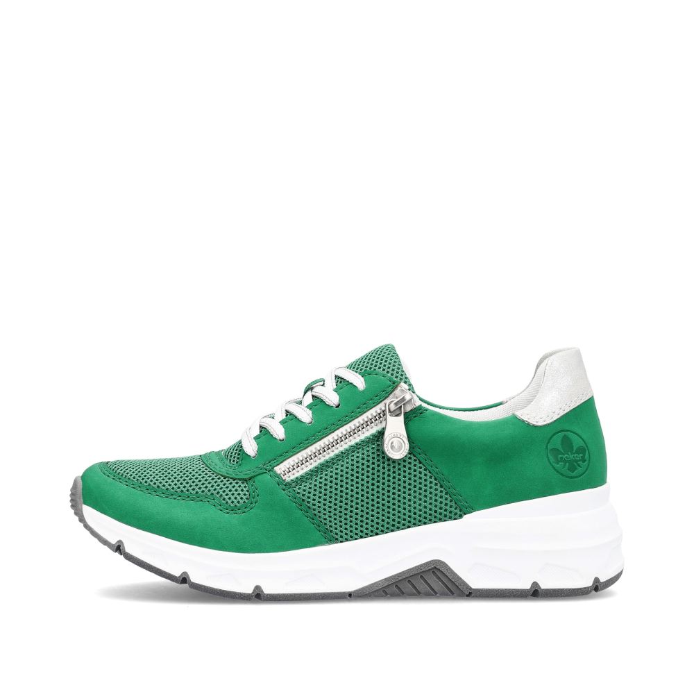 Rieker Women's Low Sneakers - Grass Green
