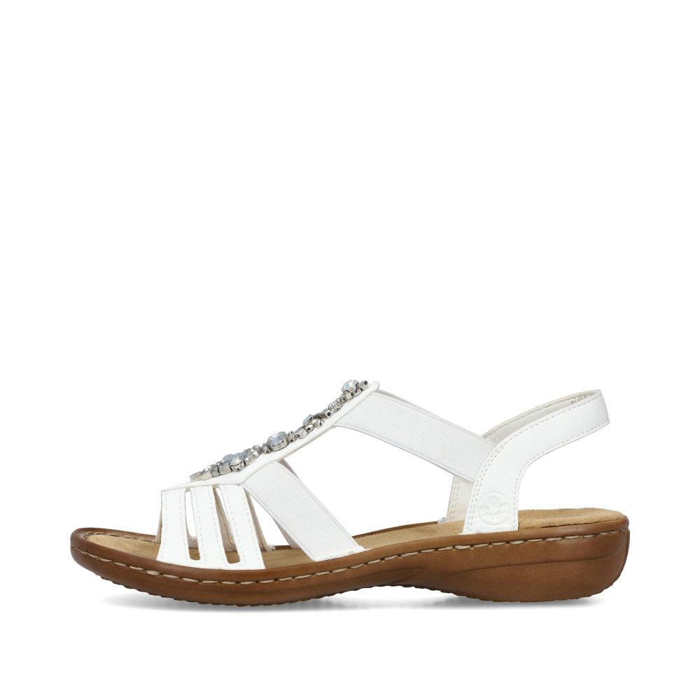 Rieker Women's Strappy Sandalslilienweiss