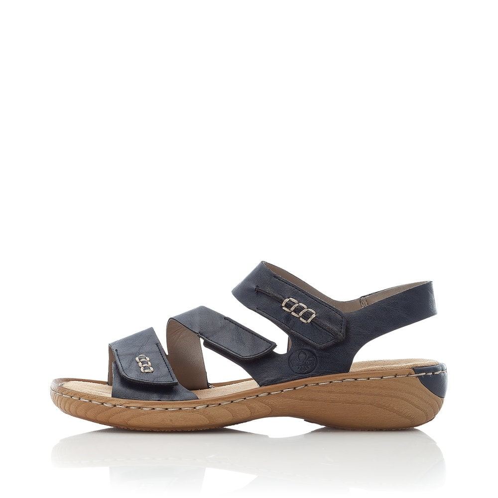 Rieker Women's Strappy Sandals - Pacific Blue