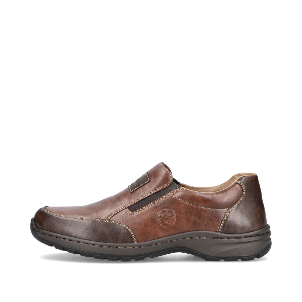 Rieker Men's Slippers - Nougat Brown