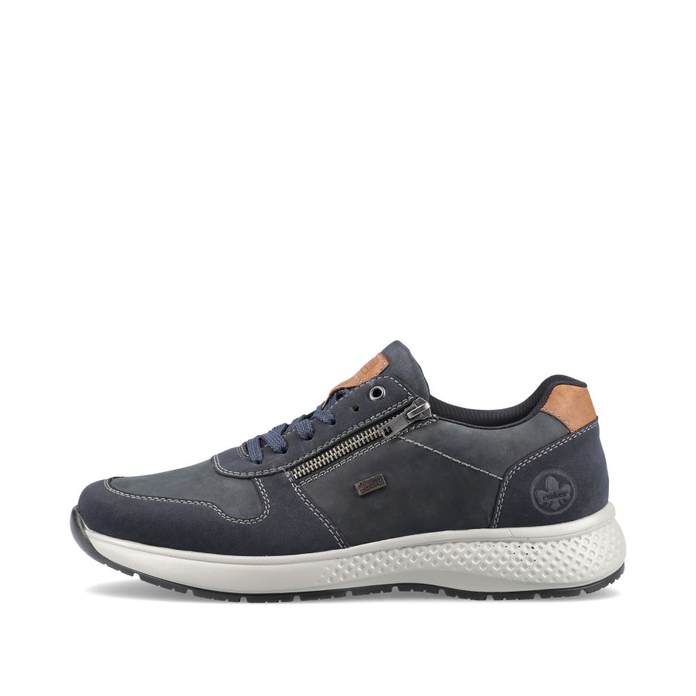 Rieker Men's Low Sneakers - Blue-Gray