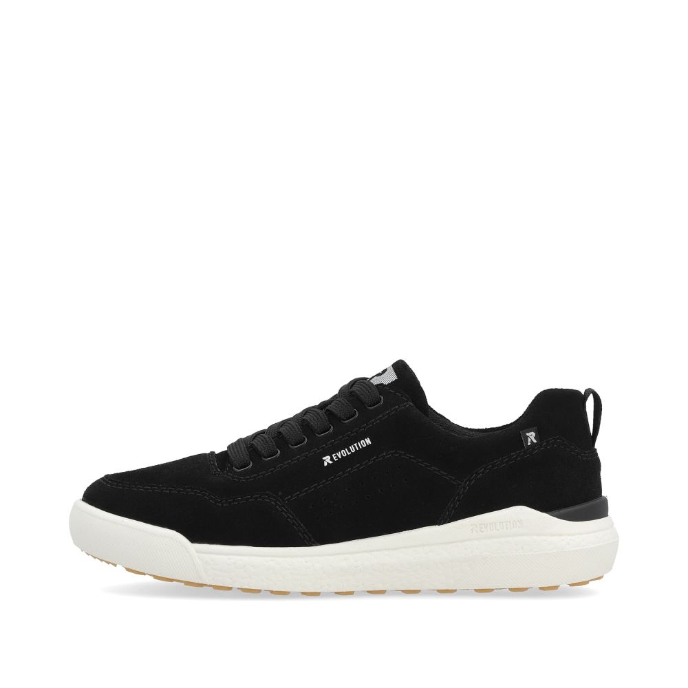 Rieker Evolution Women's Low-Top Sneakers - Deep Black
