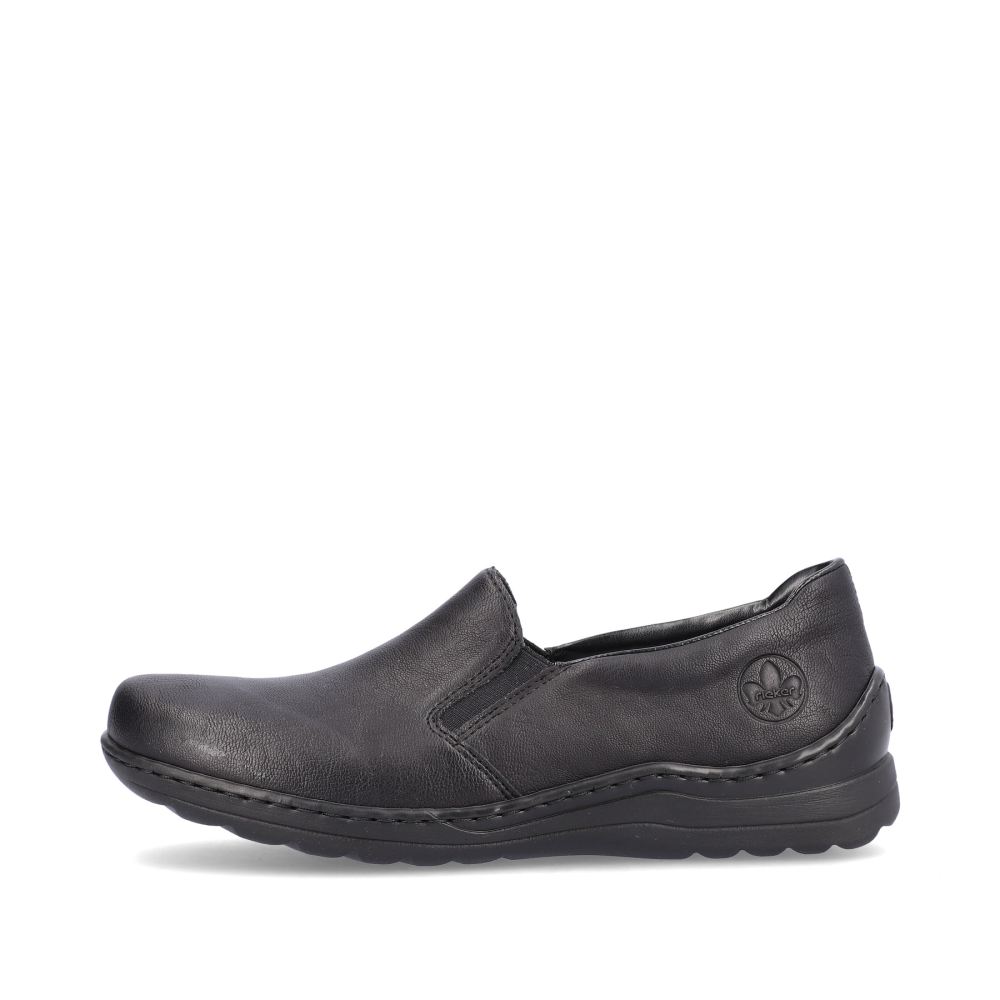 Rieker Women's Slippers - Asphalt Black