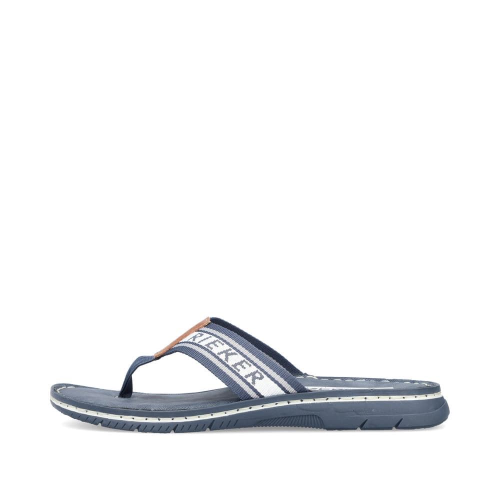 Rieker Men's Flip-Flops - Sea Blue