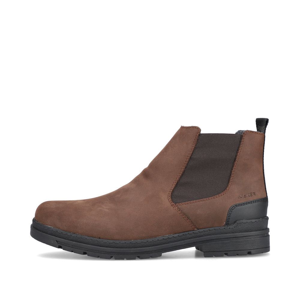 Rieker Men's Chelsea Boots - Caramel Brown