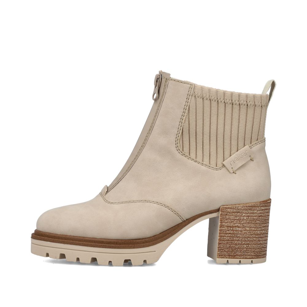 Rieker Women's Ankle Boots Gray Beige