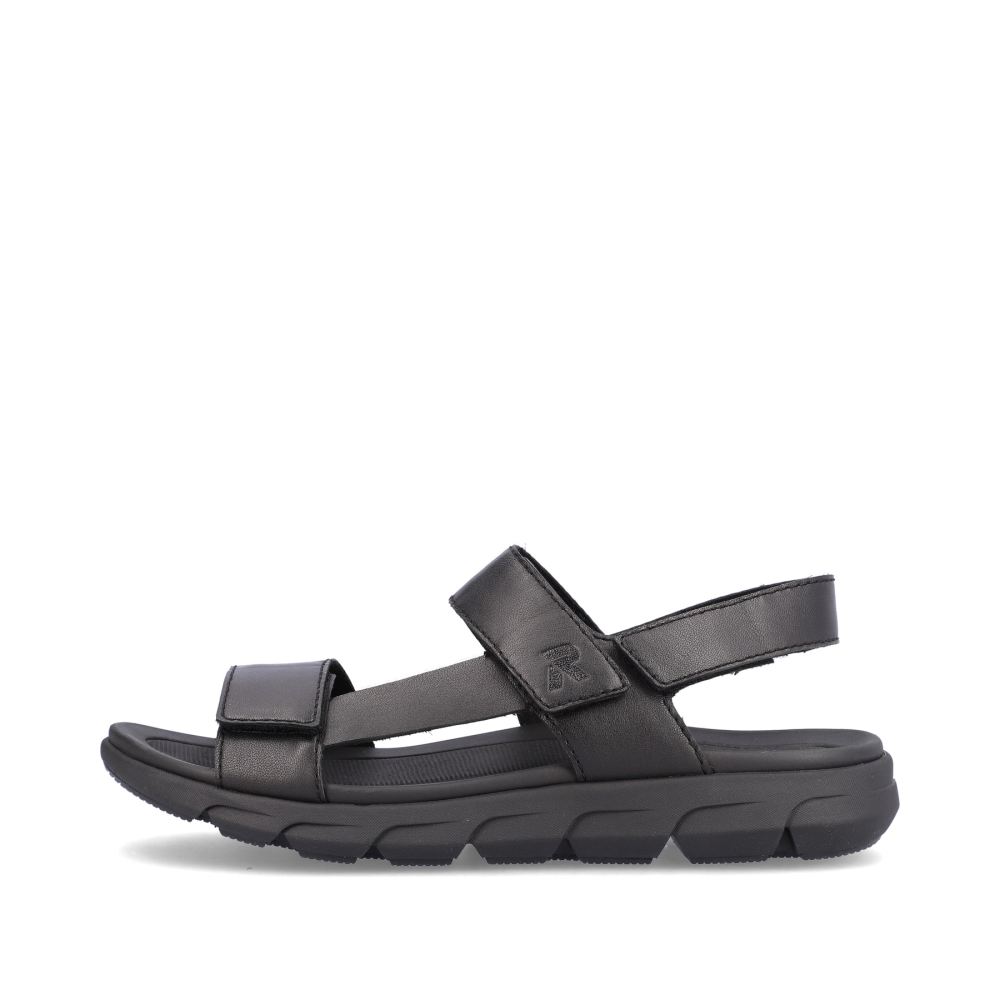 Rieker Evolution Men's Trekking Sandals - Midnight Black