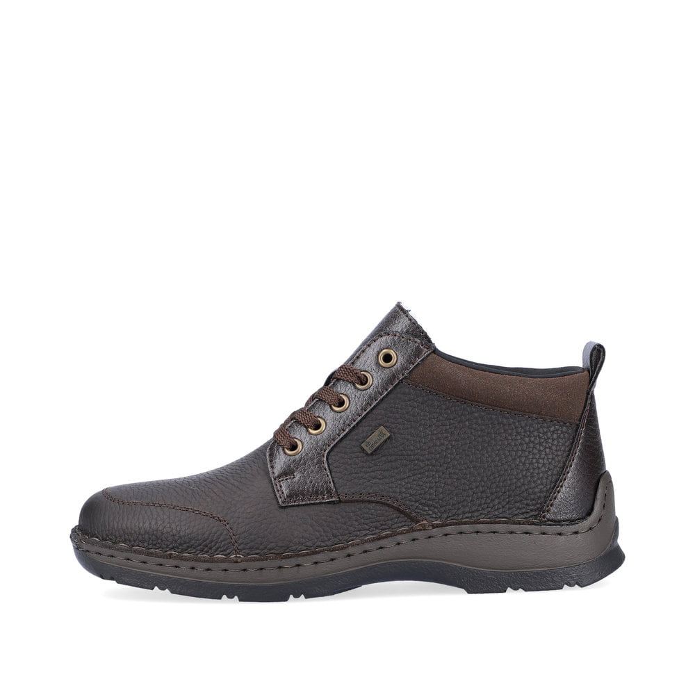 Rieker Men's Lace-Up Boots - Espresso Brown