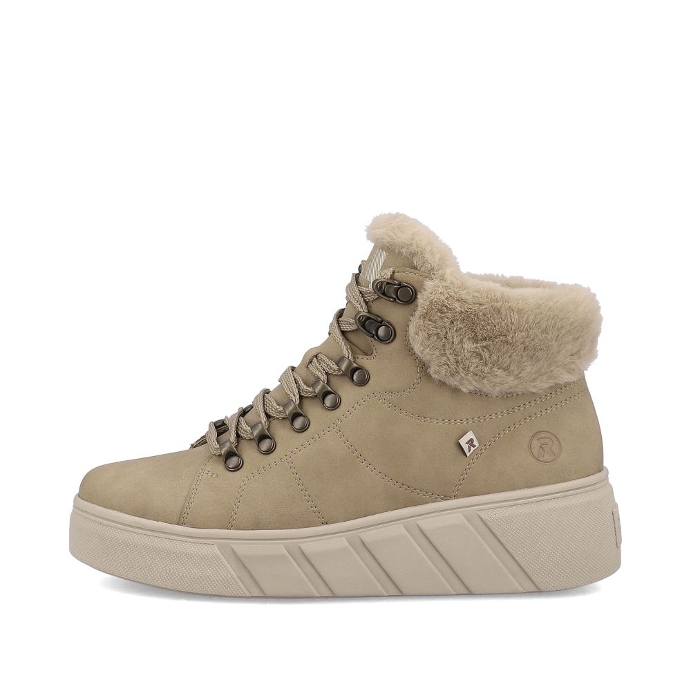 Rieker Evolution Women's High Sneakers - Claybeige