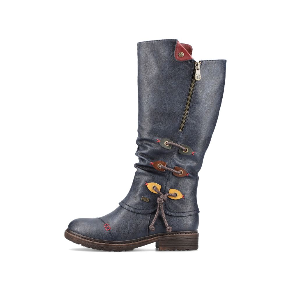 Rieker Women's High-Shaft Boots Ocean Blue