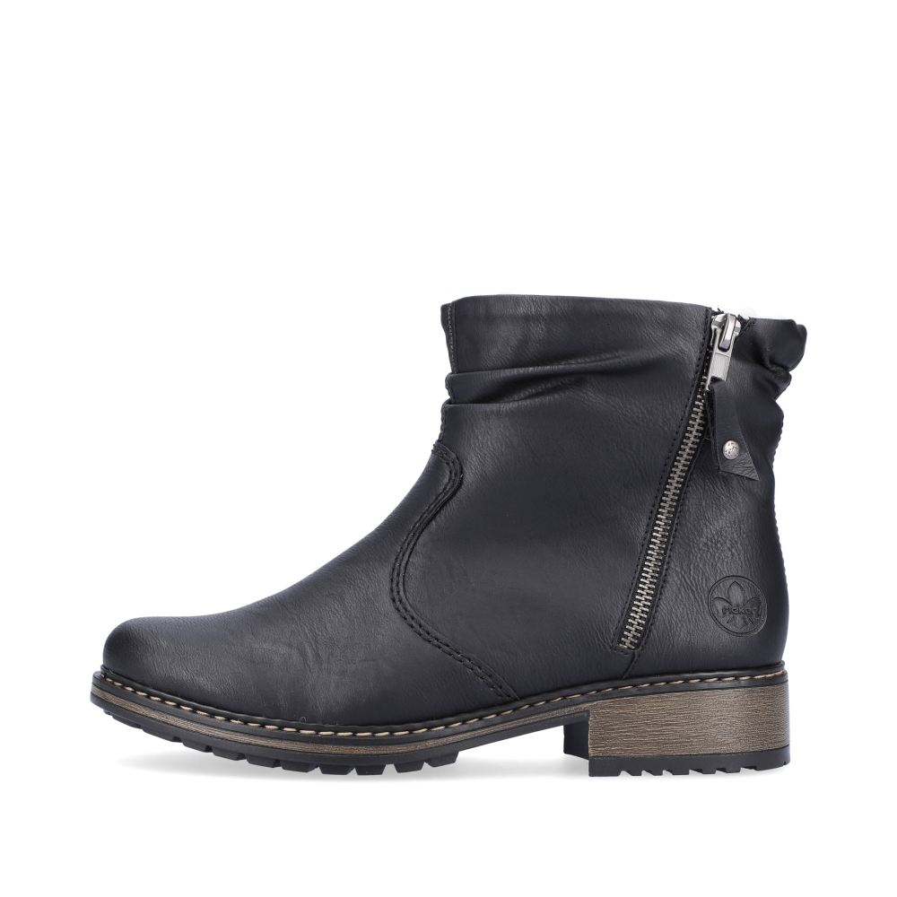 Rieker Women'sshort Boots - Deep Black