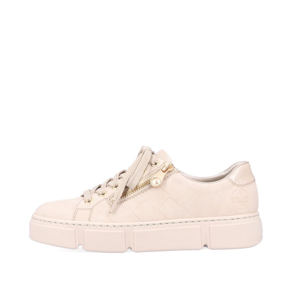 Rieker Women's Low-Top Sneakerscream Beige