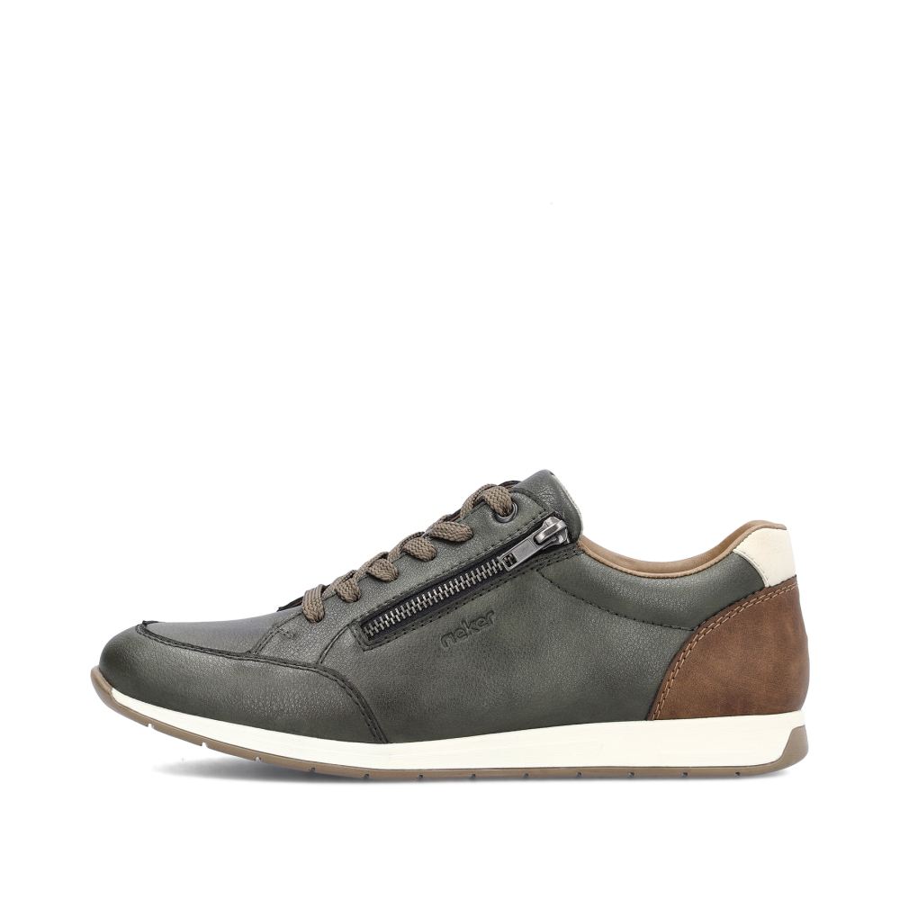 Rieker Men's Low Sneakers Green-Gray