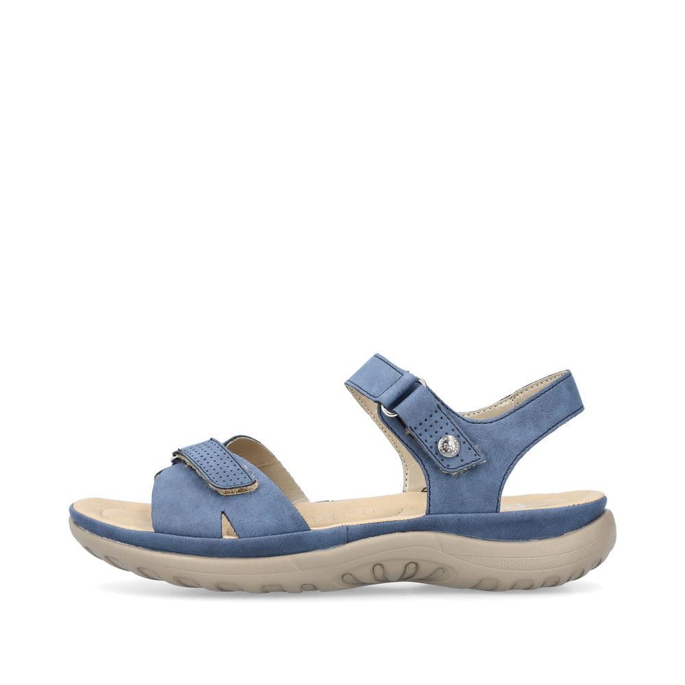Rieker Women's Strappy Sandals - Azure Blue
