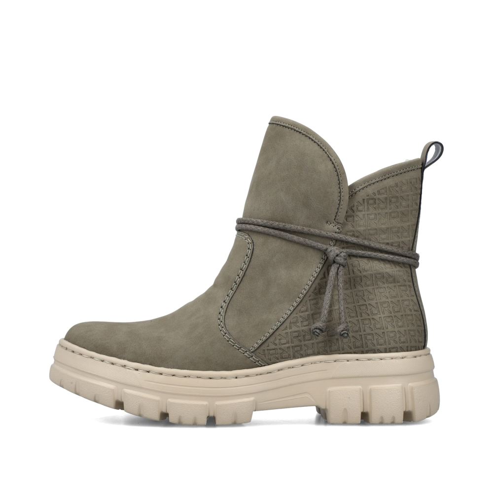 Rieker Women's Ankle Bootsgray-Green