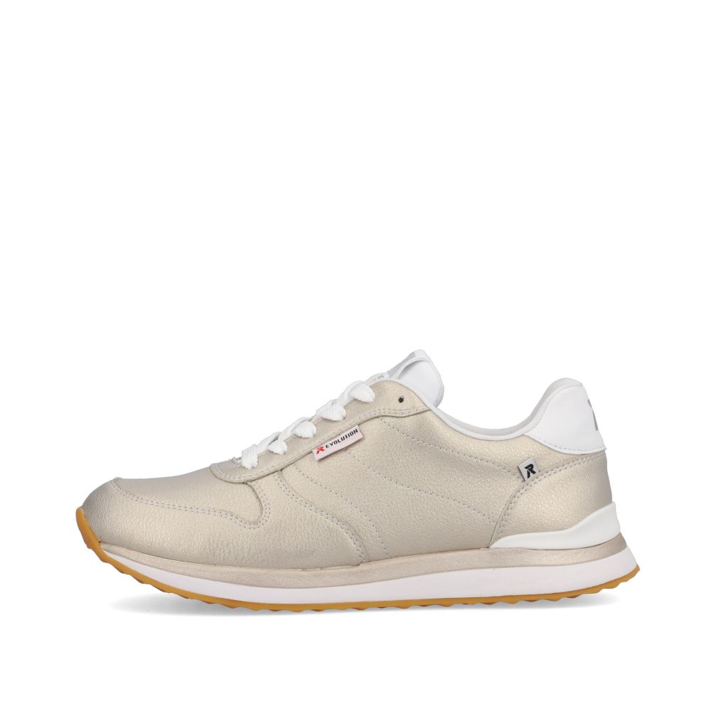 Rieker Evolution Women's Low Sneakers - Champagne Metallic