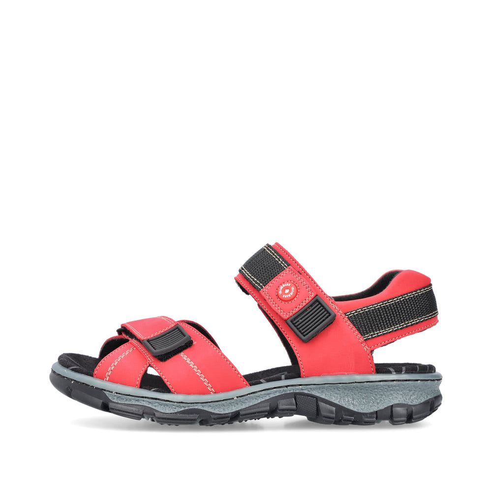 Rieker Women's Trekking Sandals - Fire Red