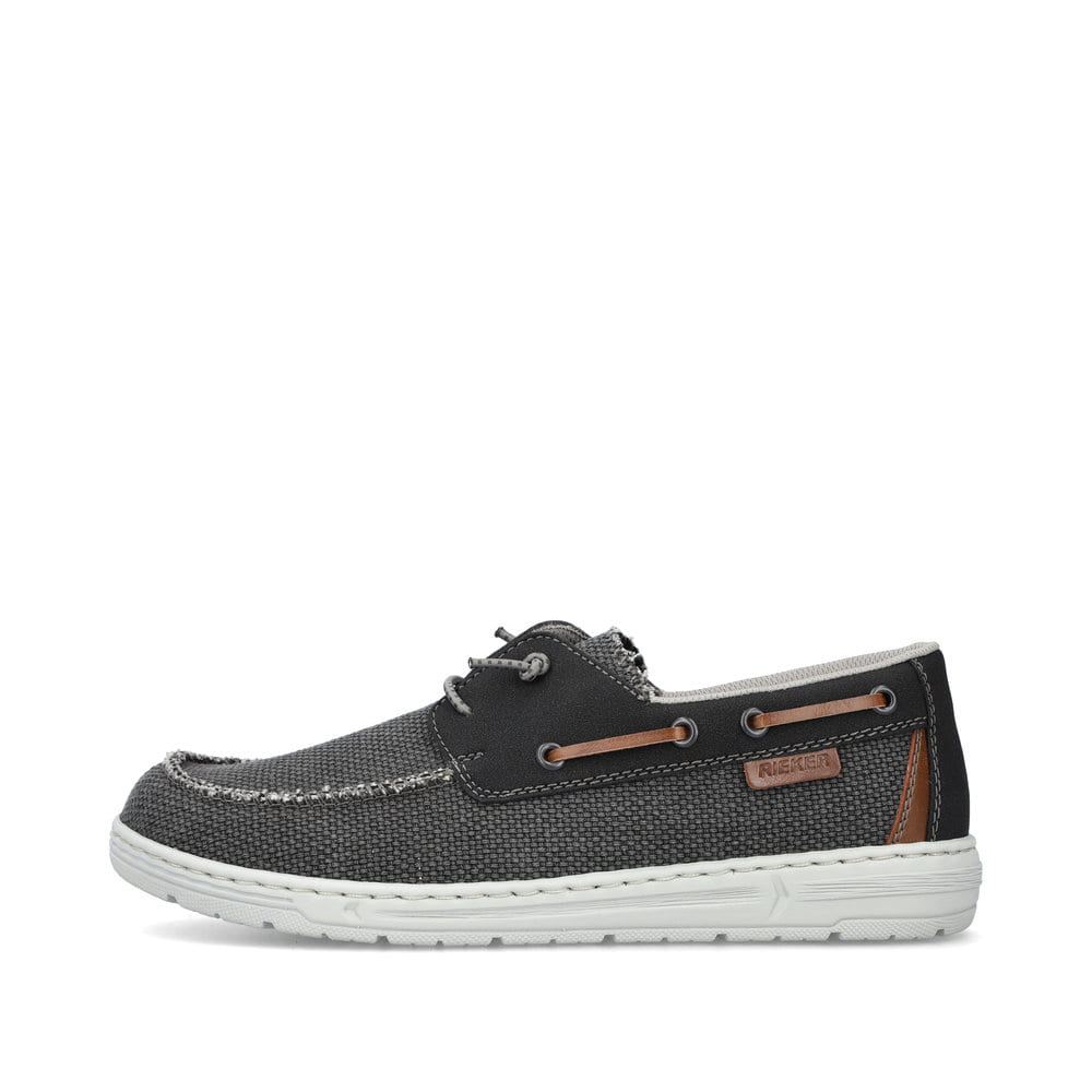 Rieker Men's Slippers - Asphalt Black