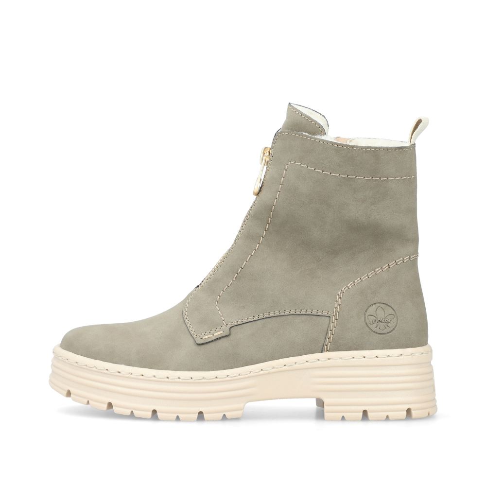 Rieker Women's Ankle Boots Army Green