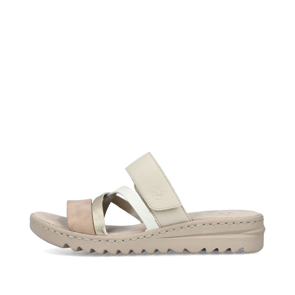 Rieker Women's Mules - Champagne-Pale Pink