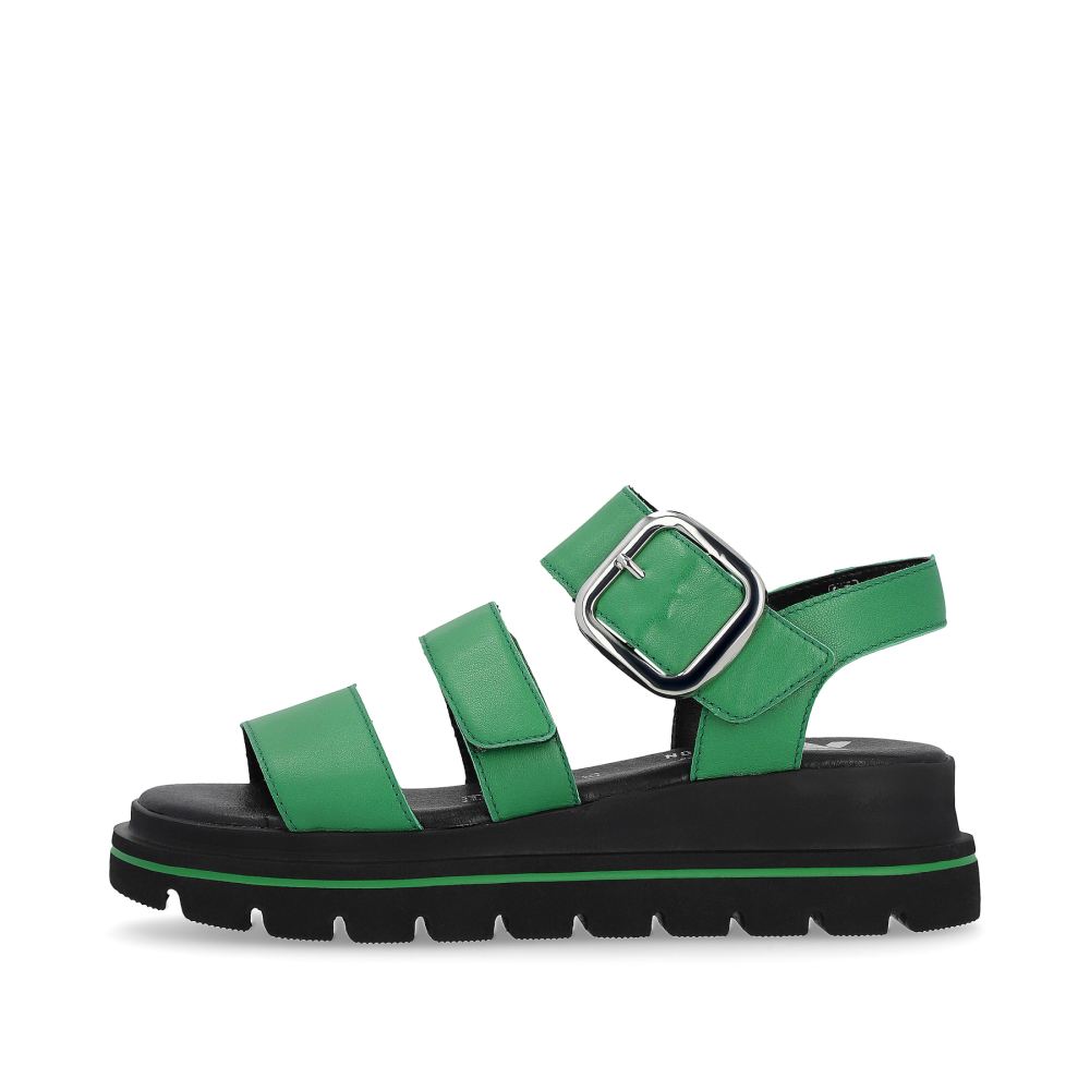 Rieker Evolution Women's Strappy Sandals Emerald Green