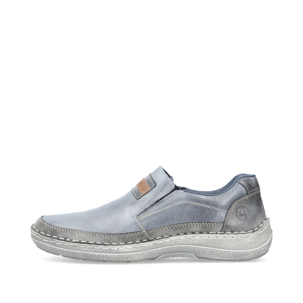Rieker Men's Slippersmetallic Blue