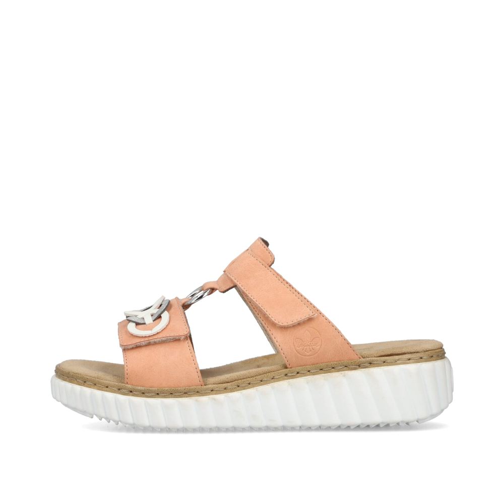 Rieker Women's Mules - Peach