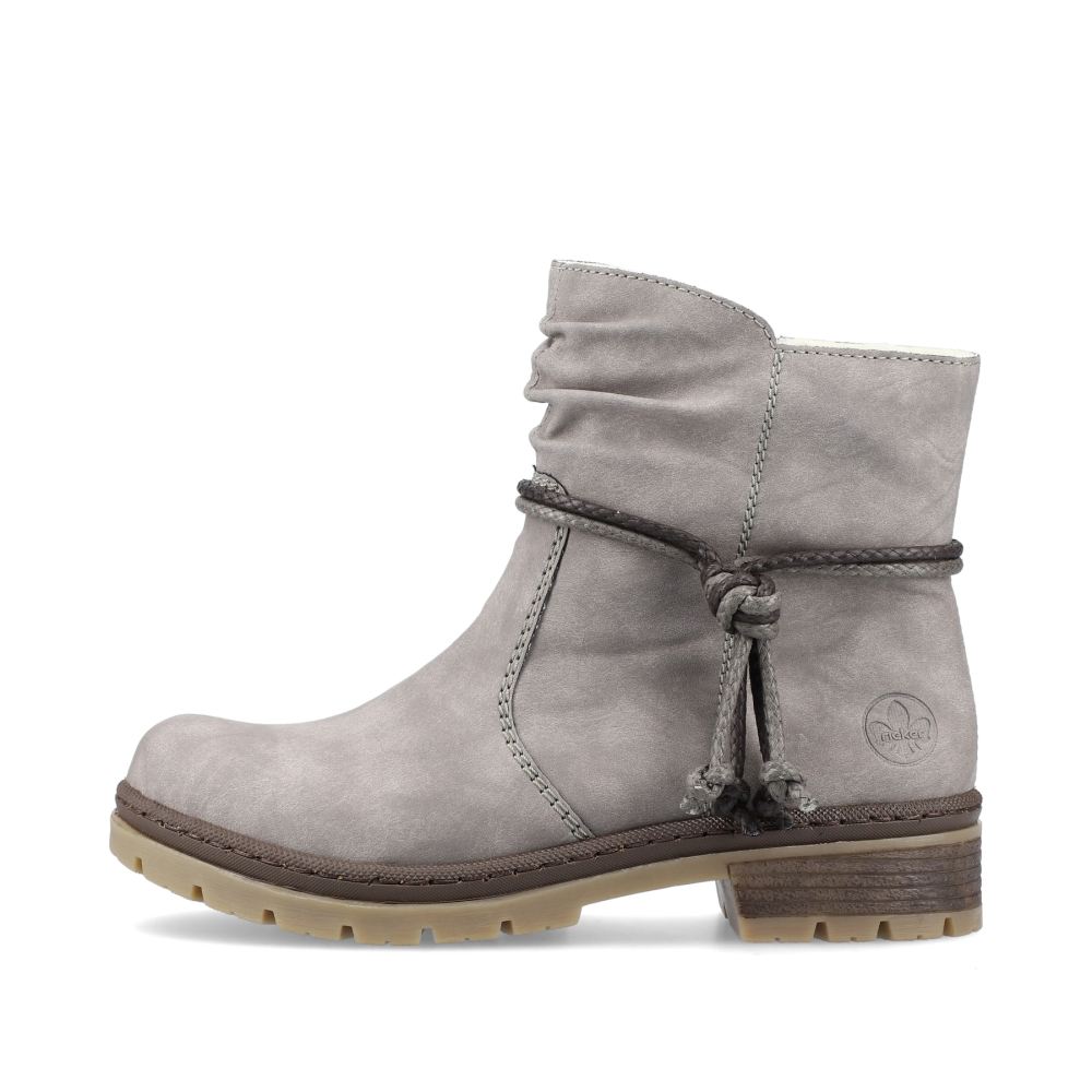 Rieker Women's Ankle Boots - Silver-Gray