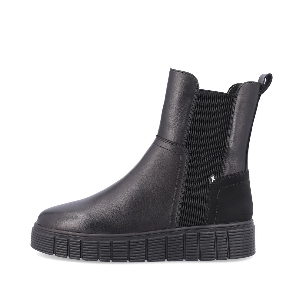 Rieker Evolution Women's Chelsea Boots Midnight Black