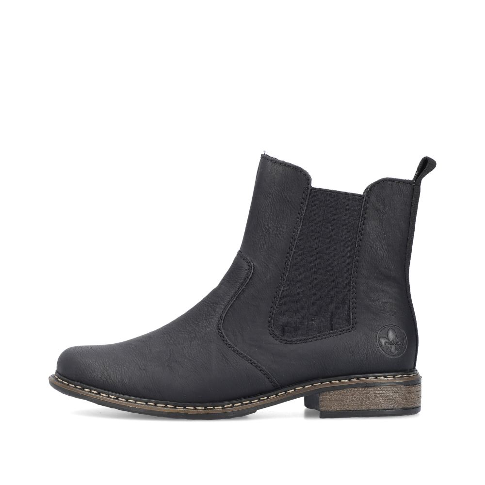 Rieker Women's Chelsea Boots - Deep Black