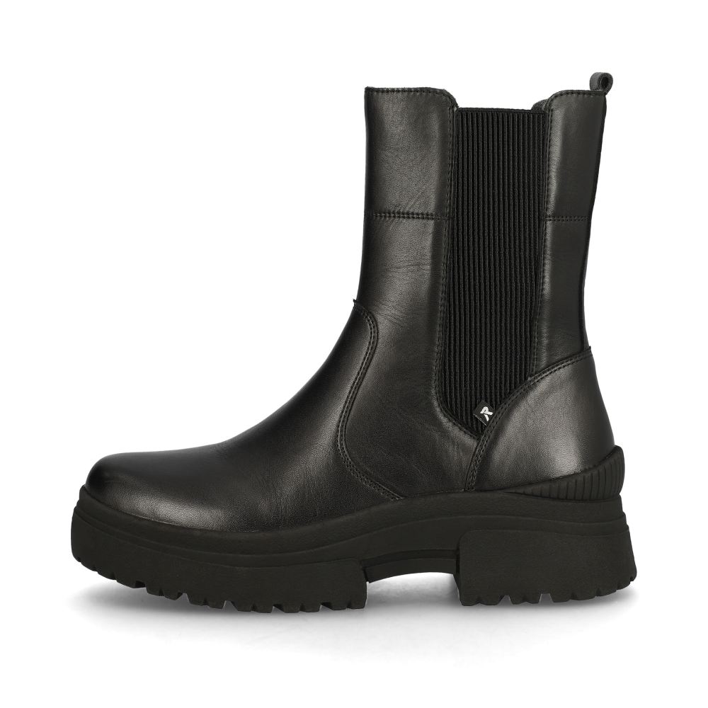 Rieker Evolution Women's Chelsea Boots - Deep Black