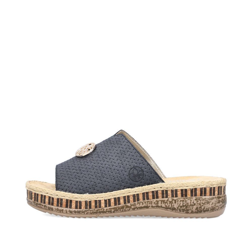 Rieker Women's Mules - Navy Blue