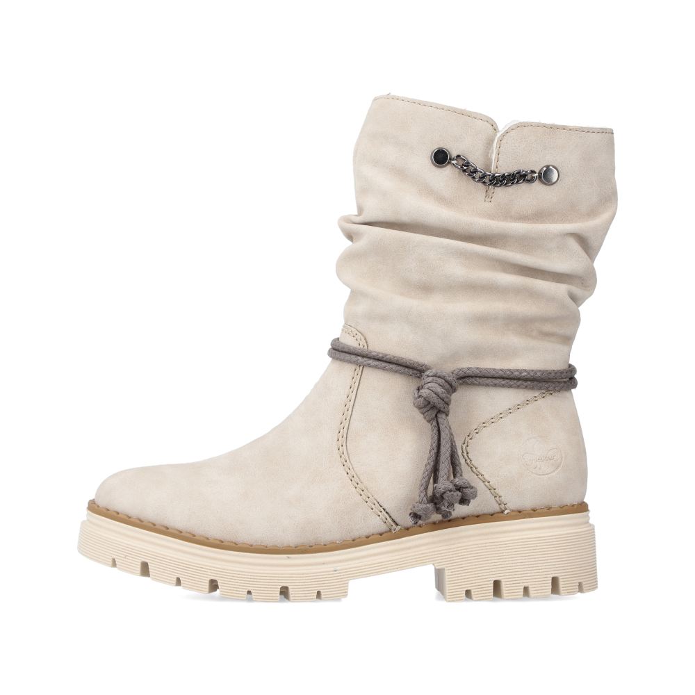 Rieker Women's Ankle Boots - Light Beige