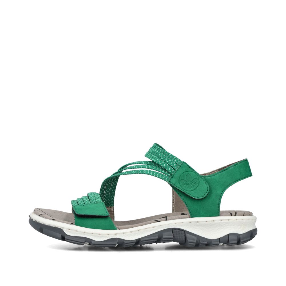 Rieker Women'strekking Sandals - Grass Green
