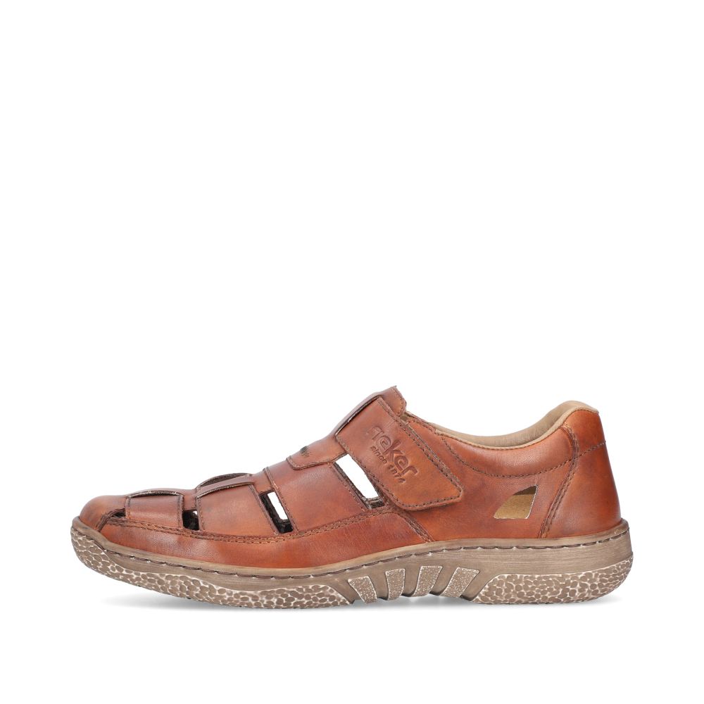 Rieker Men's Slippers - Nut Brown