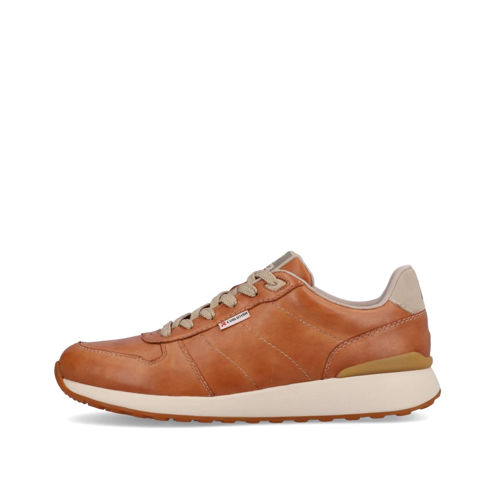 Rieker Evolution Men's Low-Top Sneakers - Cinnamon