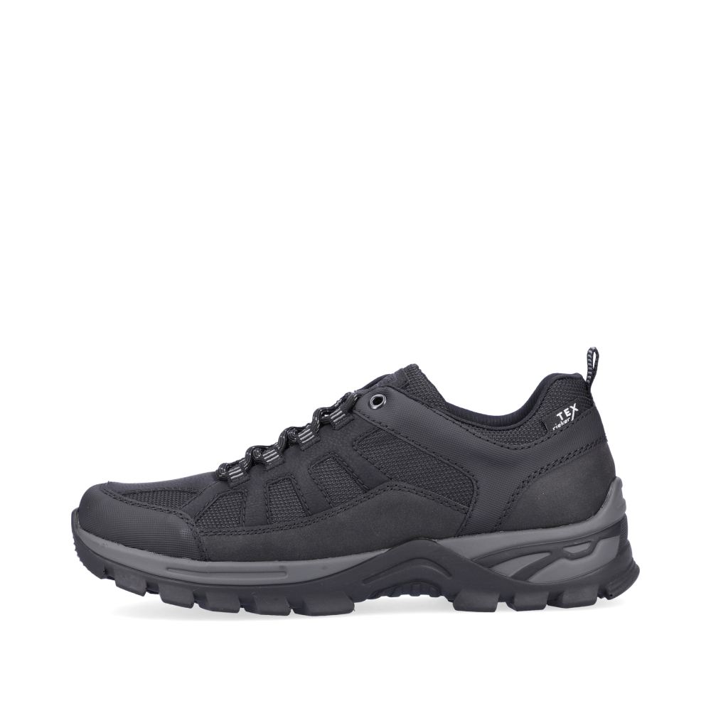 Rieker Men's Lace-Up Shoes - Deep Black