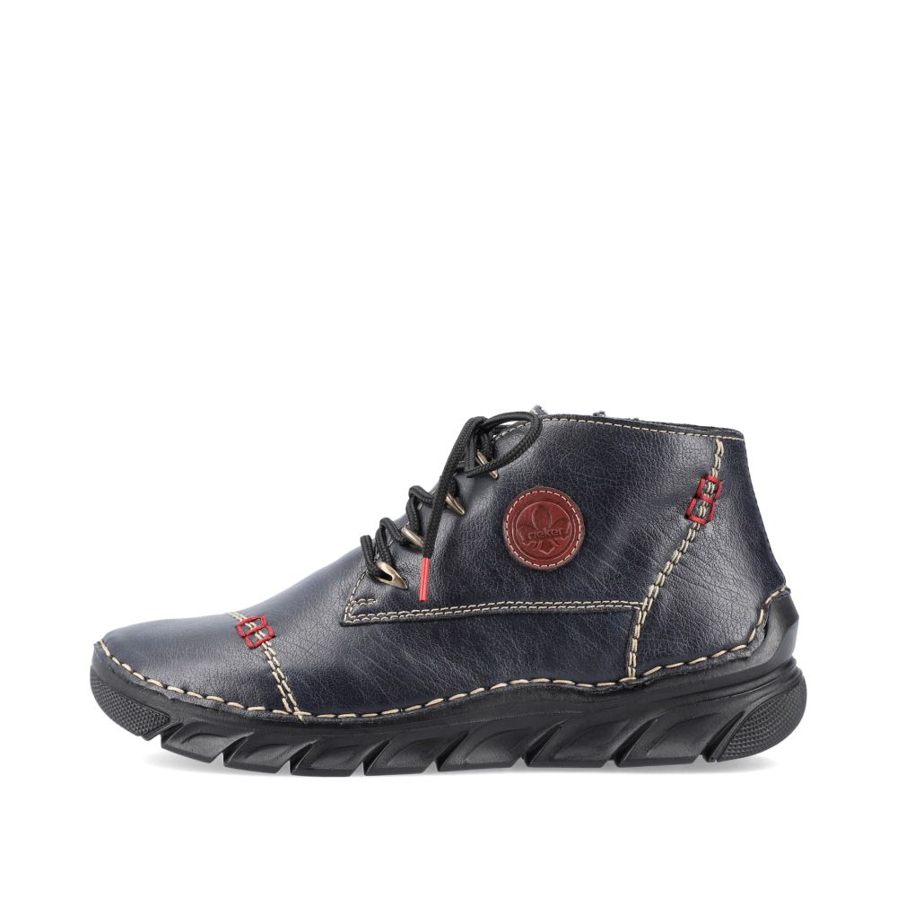 Rieker Women's Lace-Up Shoes Navy Blue