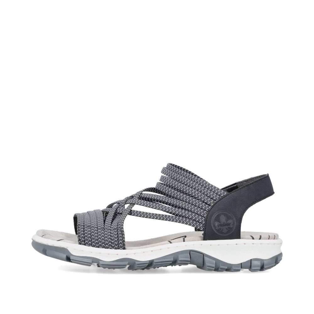 Rieker Women's Trekking Sandals - Pacific Blue
