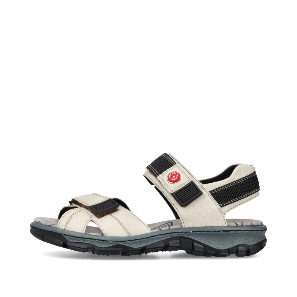 Rieker Women's Trekking Sandals Pearl White