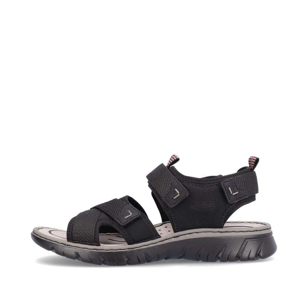 Rieker Men's Trekking Sandals - Deep Black