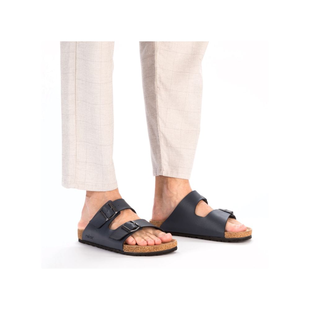Rieker Men's Mules - Slate Blue