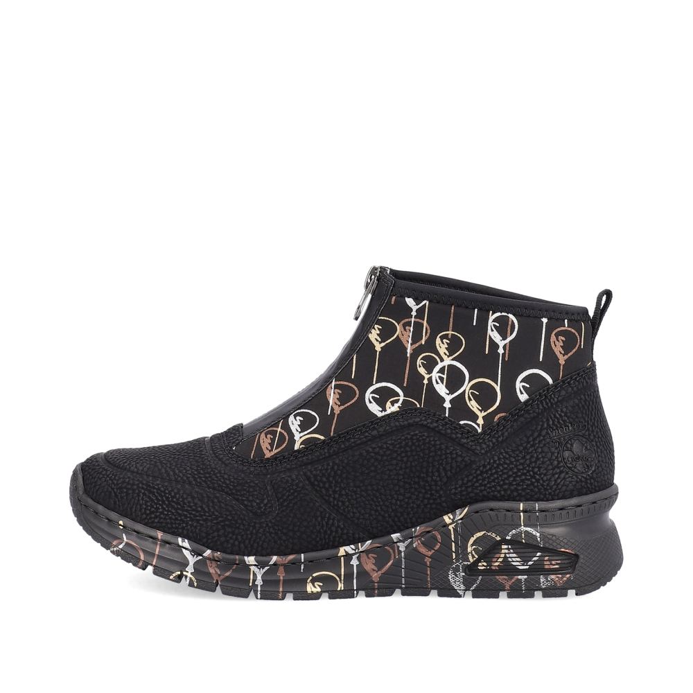 Rieker Women's High-Top Sneakersurbanschwarz