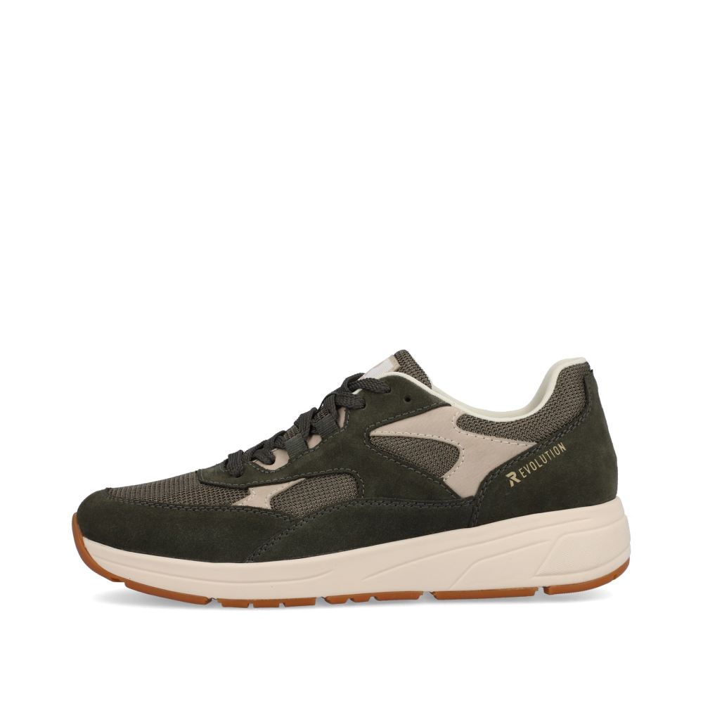 Rieker Evolution Men's Low-Top Sneakers Army Green